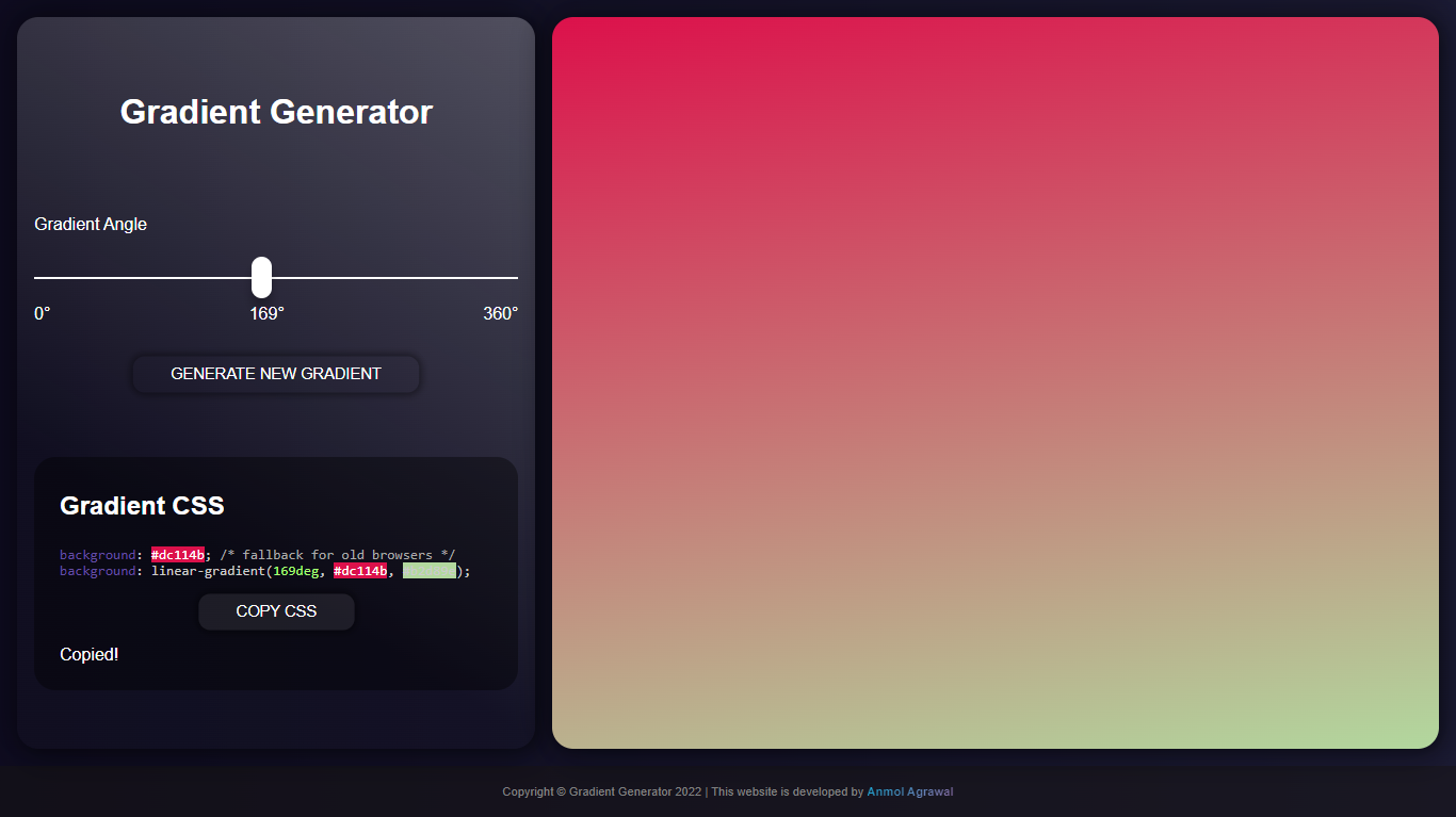 Gradient Generator Generators | Haikei